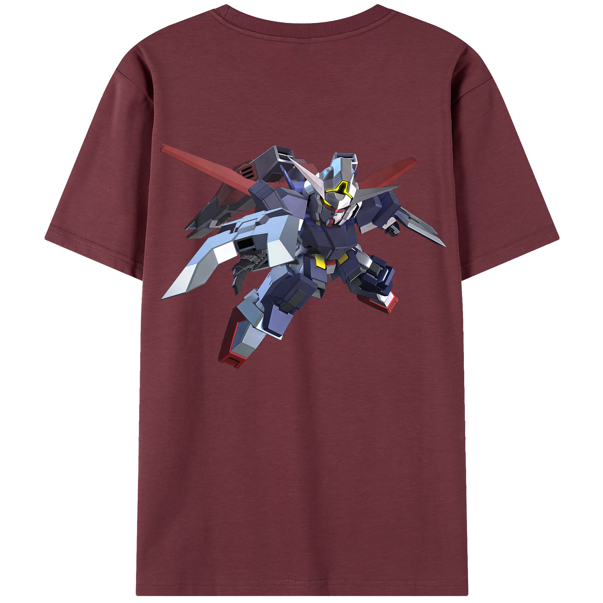 （画像用） 機動戦士ガンダム Mobile Suit Gundam 綿100％半袖Tシャツ（背面プリント）